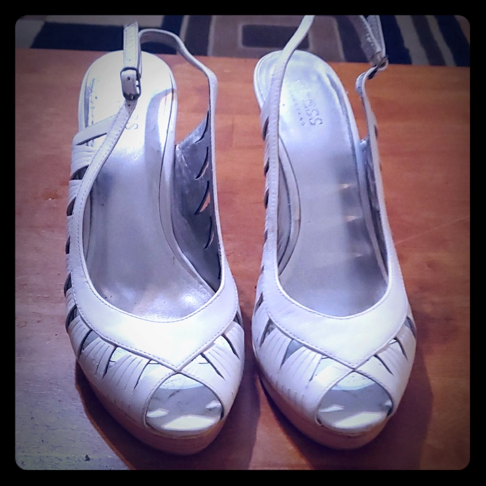 Guess strap heels